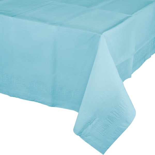 Touch Of Color Pastel Blue Paper Tablecloth, 108"x54", 6PK 710229 - main